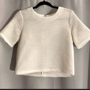 Sans Souci Structured Ribbed Blouse